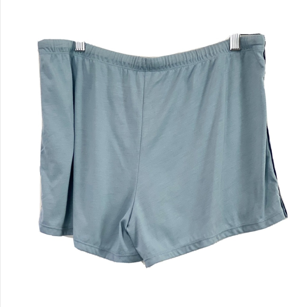 Alfani Intimates 2 Piece Blue Set Pajama Shorts and Top Medium New - Picture 5 of 9